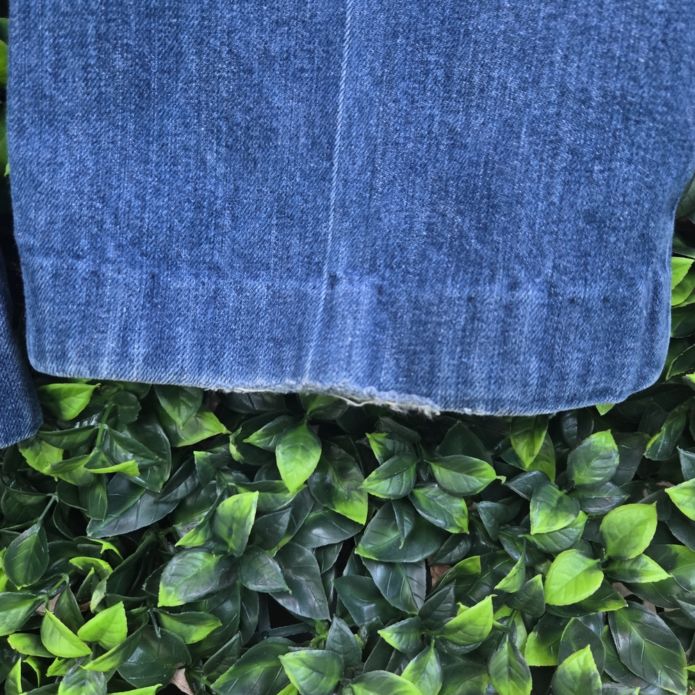 GAP Medium Blue High-Rise Flare Jeans - Picture 11 of 15